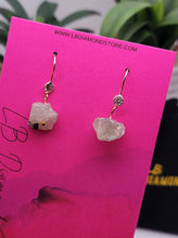 Load image into Gallery viewer, Handmade Green Aventurine Natural Drop Earrings , Stone Earrings