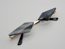 Load image into Gallery viewer, Triangle Wing Edge Rimless Slim Cat-Eye Sunglasses Trendy sunglasses Vintage Sunglasses Retro Punk