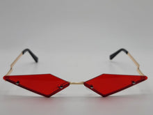 Load image into Gallery viewer, Triangle Wing Edge Rimless Slim Cat-Eye Sunglasses Trendy sunglasses Vintage Sunglasses Retro Punk