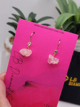 Load image into Gallery viewer, Handmade Clear Quartz Quartz Natural Drop Earrings , Stone Earrings