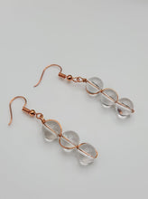 Load image into Gallery viewer, Handmade Clear Quartz Natural Drop Earrings , Stone Earrings
