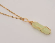 Load image into Gallery viewer, Glow in the Dark Crystal Pointed Necklace, Kid Necklace, Atlantis Cosplay Necklace,