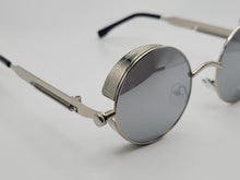 Load image into Gallery viewer, Fashion Silver Circle Unisex Luxury Sunglasses Vintage Punk