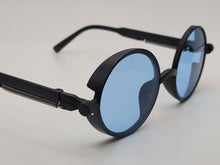 Load image into Gallery viewer, Steampunk Goggles Glasses Round Sunglasses Emo Retro Vintage