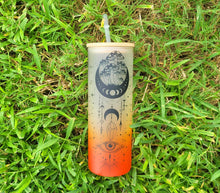 Load image into Gallery viewer, Mushroom Beer Can Glass | Boho Mushroom Coffee Glass 24 OZ