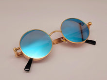 Load image into Gallery viewer, Steampunk Goggles Glasses Round Sunglasses Emo Retro Vintage