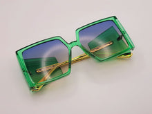 Load image into Gallery viewer, Oversized Big Rectangle Unisex Luxury Sunglasses Vintage Punk Oversized