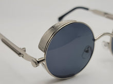 Load image into Gallery viewer, Steampunk Goggles Glasses Round Sunglasses Emo Retro Vintage