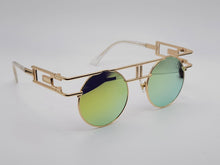 Load image into Gallery viewer, Steampunk Goggles Glasses Round Sunglasses Emo Retro Vintage