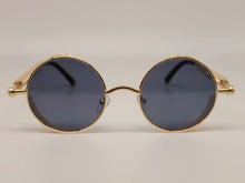 Load image into Gallery viewer, Steampunk Goggles Glasses Round Sunglasses Emo Retro Vintage