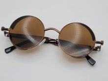 Load image into Gallery viewer, Fashion Brown Circle Unisex Luxury Sunglasses Vintage Punk