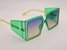 Load image into Gallery viewer, Oversized Big Rectangle Unisex Luxury Sunglasses Vintage Punk Oversized