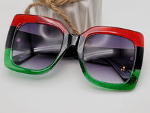 Load image into Gallery viewer, Multi Colored Rectangle Unisex Luxury Sunglasses Vintage Punk