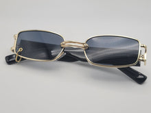 Load image into Gallery viewer, Fashion small Rectangle Unisex Luxury Sunglasses Vintage Punk Oversized