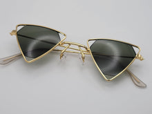 Load image into Gallery viewer, Retro Triangle Cat Eye Sunglasses | Cateye Sunglasses Vintage Sunglasses