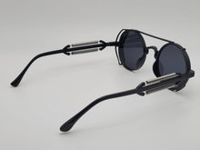 Load image into Gallery viewer, Steampunk Goggles Glasses Round Sunglasses Emo Retro Vintage