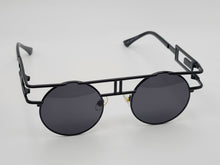 Load image into Gallery viewer, Steampunk Goggles Glasses Round Sunglasses Emo Retro Vintage