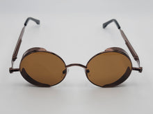Load image into Gallery viewer, Fashion Brown Circle Unisex Luxury Sunglasses Vintage Punk