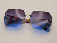Load image into Gallery viewer, Colorful Rectangle Unisex Luxury Sunglasses Vintage Punk Oversized