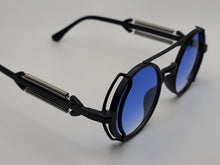 Load image into Gallery viewer, Steampunk Goggles Glasses Round Sunglasses Emo Retro Vintage