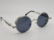 Load image into Gallery viewer, Steampunk Goggles Glasses Round Sunglasses Emo Retro Vintage