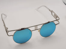 Load image into Gallery viewer, Steampunk Goggles Glasses Round Sunglasses Emo Retro Vintage