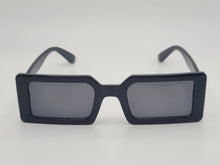Load image into Gallery viewer, Fashion All Black Rectangle Unisex Luxury Sunglasses Vintage Punk