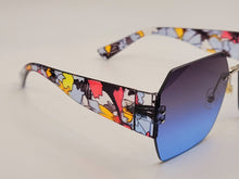 Load image into Gallery viewer, Colorful Rectangle Unisex Luxury Sunglasses Vintage Punk Oversized