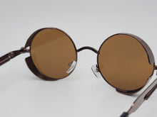 Load image into Gallery viewer, Fashion Brown Circle Unisex Luxury Sunglasses Vintage Punk