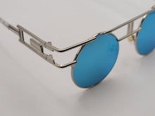 Load image into Gallery viewer, Steampunk Goggles Glasses Round Sunglasses Emo Retro Vintage