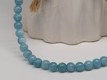 Load image into Gallery viewer, Handmade Blue Chalcedony Choker necklace 16 CM Genuine Crystals