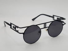 Load image into Gallery viewer, Steampunk Goggles Glasses Round Sunglasses Emo Retro Vintage