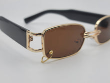 Load image into Gallery viewer, Fashion small Rectangle Unisex Luxury Sunglasses Vintage Punk Oversized