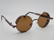 Load image into Gallery viewer, Fashion Brown Circle Unisex Luxury Sunglasses Vintage Punk