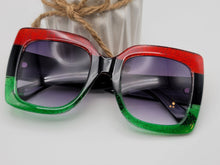 Load image into Gallery viewer, Multi Colored Rectangle Unisex Luxury Sunglasses Vintage Punk