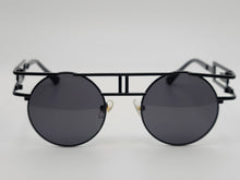 Load image into Gallery viewer, Steampunk Goggles Glasses Round Sunglasses Emo Retro Vintage