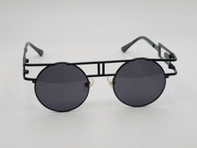 Load image into Gallery viewer, Steampunk Goggles Glasses Round Sunglasses Emo Retro Vintage