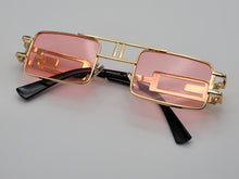 Load image into Gallery viewer, Popular Fashion Small Rectangle Women Luxury Sunglasses Vintage Punk