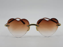 Load image into Gallery viewer, Lb diamond - Heart Shape Heart Sunglasses Retro Vintage Boho