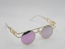Load image into Gallery viewer, Steampunk Goggles Glasses Round Sunglasses Emo Retro Vintage