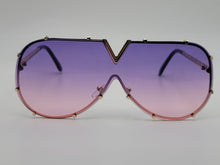 Load image into Gallery viewer, Fashion Multi Color Rectangle Unisex Luxury Sunglasses Vintage Punk