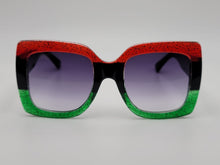 Load image into Gallery viewer, Multi Colored Rectangle Unisex Luxury Sunglasses Vintage Punk