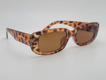 Load image into Gallery viewer, Tea Rectangle Unisex Luxury Sunglasses Vintage Punk