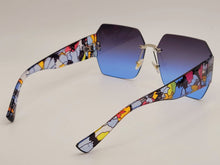 Load image into Gallery viewer, Colorful Rectangle Unisex Luxury Sunglasses Vintage Punk Oversized