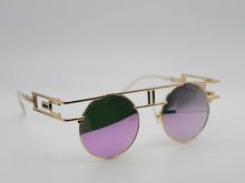 Load image into Gallery viewer, Steampunk Goggles Glasses Round Sunglasses Emo Retro Vintage
