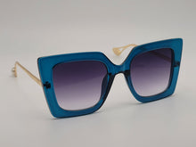 Load image into Gallery viewer, Fashion Big Rectangle Unisex Luxury Sunglasses Vintage Punk Oversized