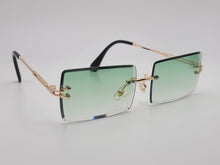 Load image into Gallery viewer, Fashion small Rectangle Unisex Luxury Sunglasses Vintage Punk Oversized