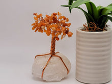 Load image into Gallery viewer, Feng Shui Carnelian Crystal Tree Handmade Genuine crystals