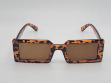 Load image into Gallery viewer, Fashion Brown Rectangle Unisex Luxury Sunglasses Vintage Punk
