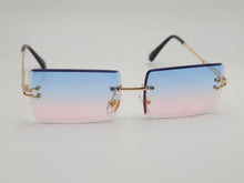 Load image into Gallery viewer, Fashion small Rectangle Unisex Luxury Sunglasses Vintage Punk Oversized